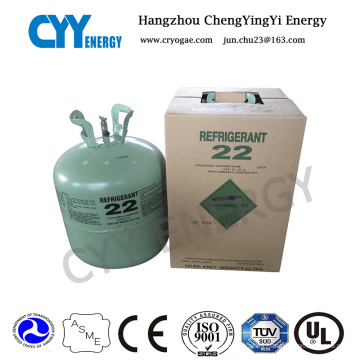99.8% Purity Gas refrigerante mixto de refrigerante R22